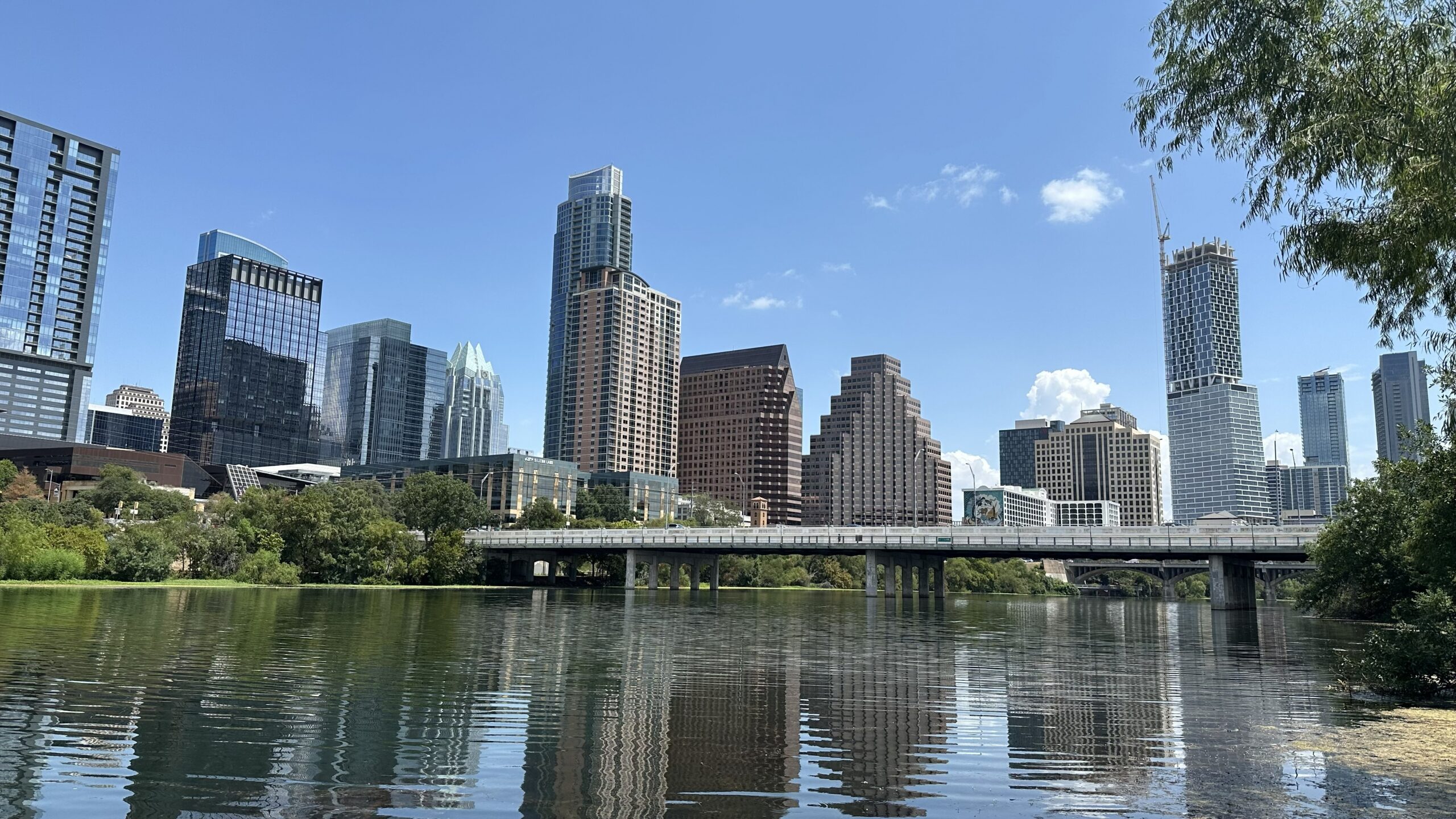 Austin skyline and waterfront