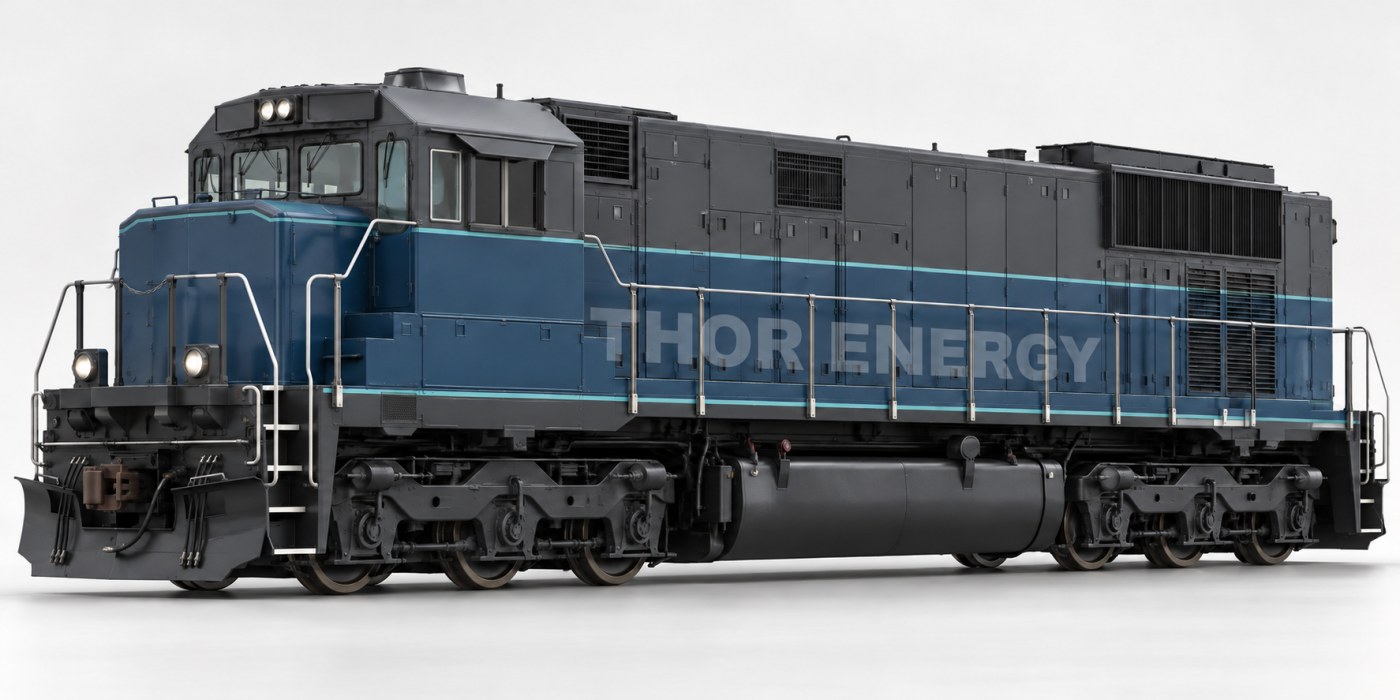 Ilustración de una locomotora GE